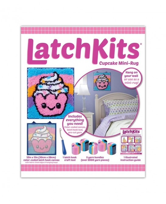 Latchkits Cupcake Crafts Pink $33.56 Craft Kits