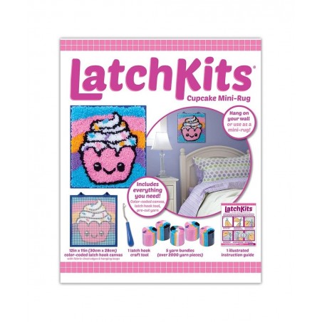 Latchkits Cupcake Crafts Pink $33.56 Craft Kits