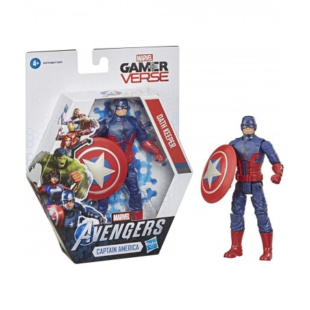 Marvel Gamerverse 6-inch Action Figure Toy Captain America Oath Keeper Video Game-Inspired Ages 4 and Up $23.21 Action Figures
