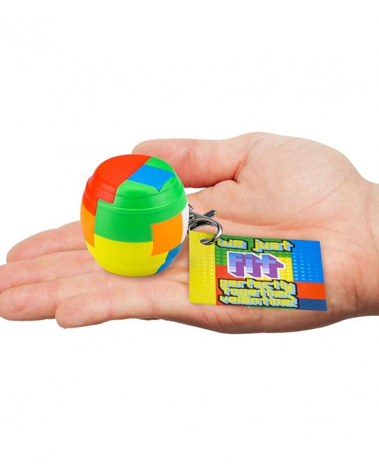 28 Pcs Valentines Day Cards with IQ Puzzles Puzzle Games Brain Teasers Keychain Stress Relief Fidget Puzzle Toy for Kids Vale...