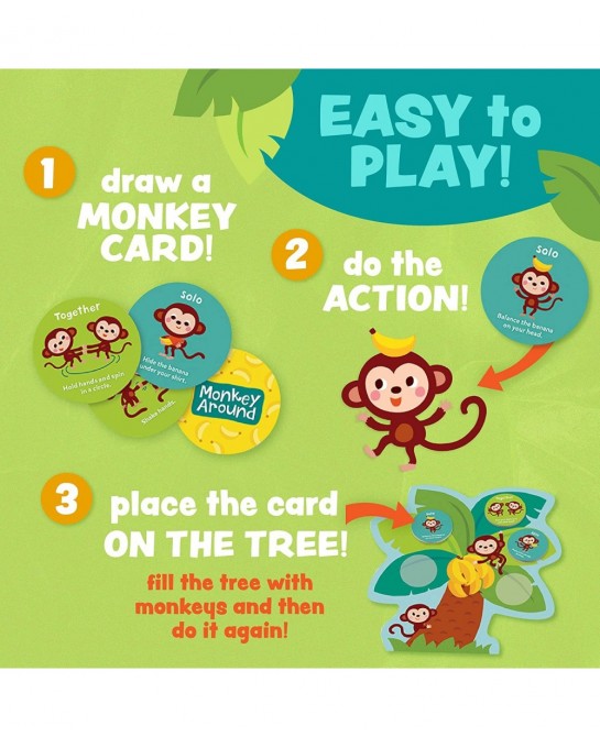 Monkey Around First Game for Toddlers Interactive Play with Parent Ages 2+ $39.68 Board Games