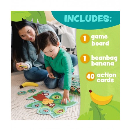 Monkey Around First Game for Toddlers Interactive Play with Parent Ages 2+ $39.68 Board Games