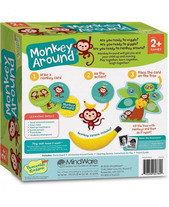 Monkey Around First Game for Toddlers Interactive Play with Parent Ages 2+ $39.68 Board Games