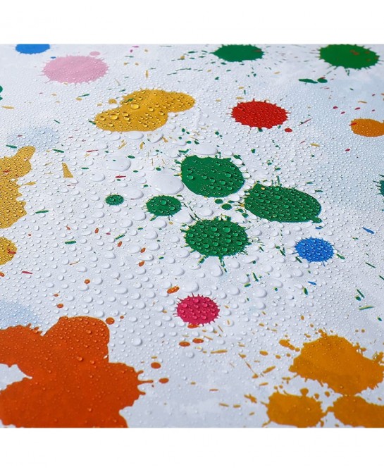3Pcs Art Paint Party Tablecloths Disposable Art Plastic Table Cover for Boys & Girls Art Painting Them Birthday Party Supplie...