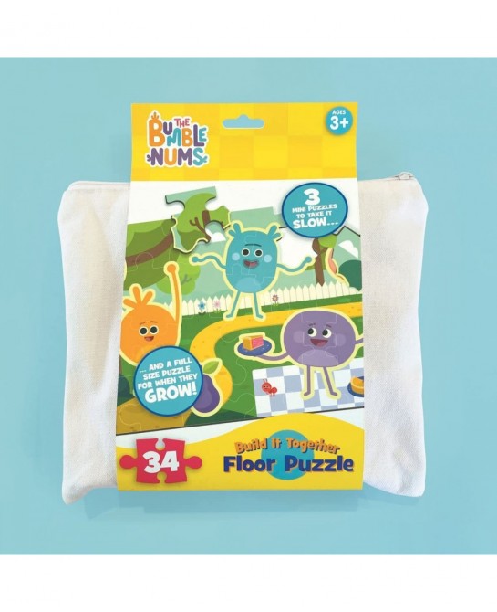 The Bumble Nums Build It Together 34-Piece 2 in 1 Starter and Floor Puzzle Set $30.20 Floor Puzzles