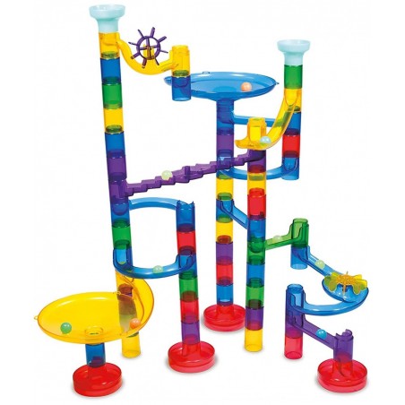 Toys Construction - Glow Super Marble Run Toy $69.02 Marble Runs