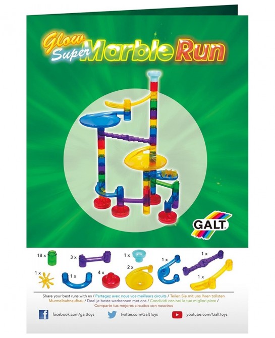 Toys Construction - Glow Super Marble Run Toy $69.02 Marble Runs