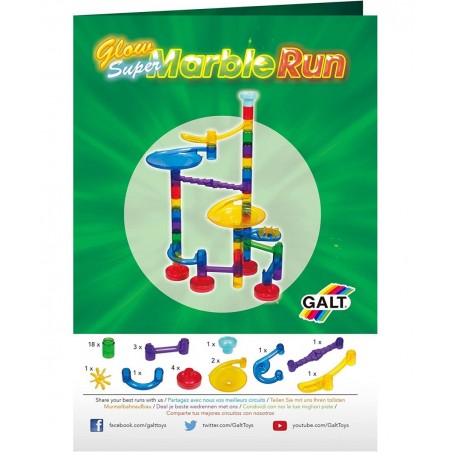 Toys Construction - Glow Super Marble Run Toy $69.02 Marble Runs