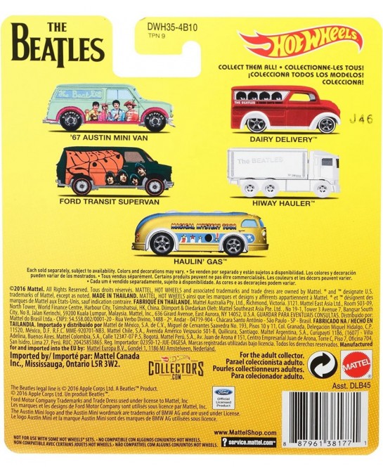 The Beatles Haulin' Gas Vehicle $34.74 Kids' Play Cars & Race Cars