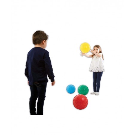 75041 Easy Grip Balls - Set of 4 - Learn To Throw & Catch - Tactile Learning Balls Multicolor $83.20 Balls for Babies & Toddlers