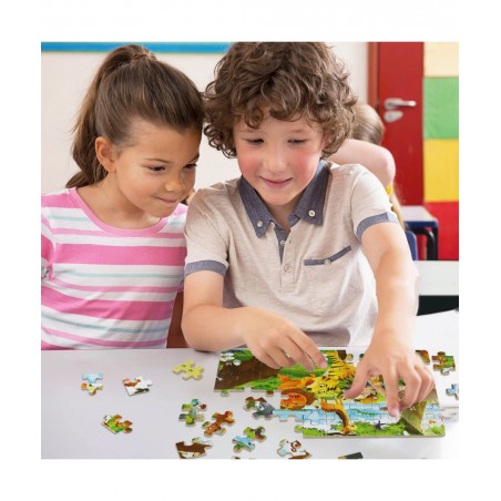 60 Pieces Animal Puzzles Kids Ages 3-5 Wooden Jigsaw Puzzles Montessori Puzzle for Toddler Educational Puzzles Gift for Girls...