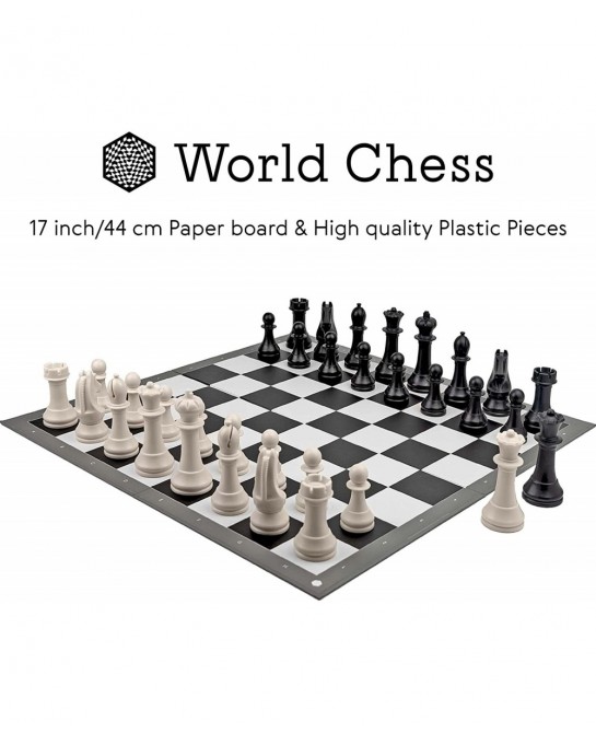 Championship Set Full Official Tournament Extra Queens Unique Sets for Kids and Adults Board Game Weighted Pieces (Extra Quee...