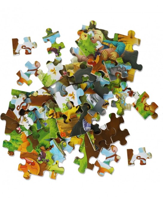 60 Pieces Animal Puzzles Kids Ages 3-5 Wooden Jigsaw Puzzles Montessori Puzzle for Toddler Educational Puzzles Gift for Girls...