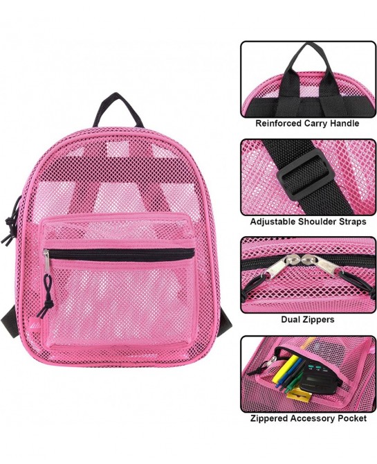 Mini Mesh Backpack for Women Girls for School Beach Toys Pool Swimming Gear Mini Transparent Backpacks $16.10 Sandboxes & Bea...