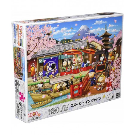 1000 Piece Jigsaw Puzzle Peanuts Snoopy in Japan (50x75cm) $65.13 Jigsaw Puzzles