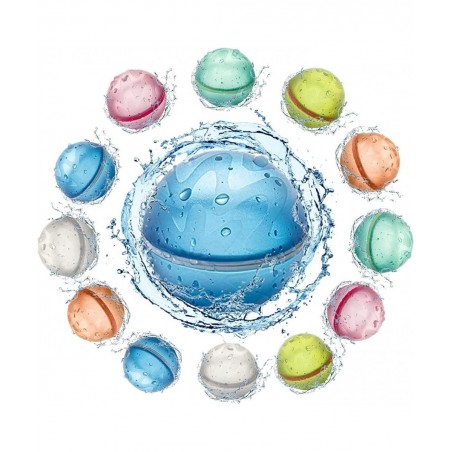 Magnetic Water Balloons Reusable Quick Fill Self Sealing Water Pitching Reusable Water Balls - Water Toys for Children/Family...