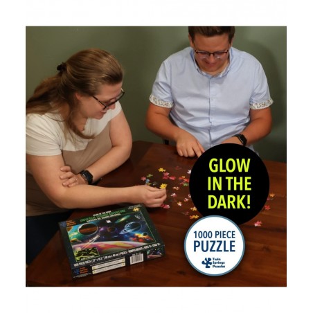 Glow in The Dark Universal Cosmos Adventure 1000 Piece Jigsaw Puzzle 1 000 pcs Puzzle $21.59 Jigsaw Puzzles