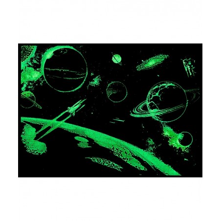 Glow in The Dark Universal Cosmos Adventure 1000 Piece Jigsaw Puzzle 1 000 pcs Puzzle $21.59 Jigsaw Puzzles