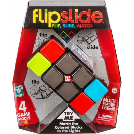 Flipslide Game Electronic Handheld Game | Flip Slide and Match the Colors to Beat the Clock - 4 Game Modes - Multiplayer Fun ...