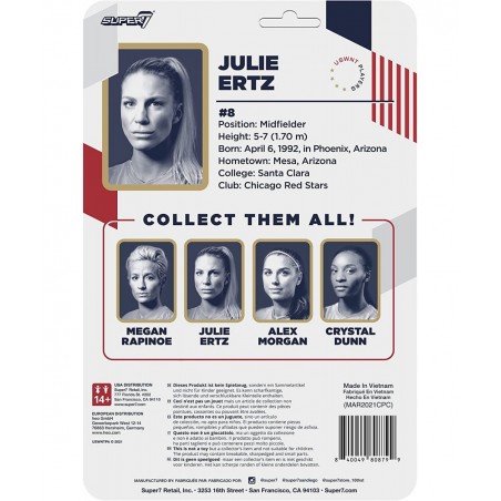 USWNT Players Julie Ertz 3.75 in Supersports Action Figure $43.44 Action Figures