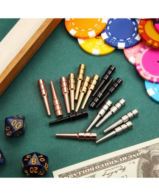16 Pieces Metal Cribbage Pegs 4 Colors Metal Pegs Fit 1/ 8 Holes for Cribbage Traditional Board Game $19.31 Game Accessories