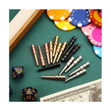 16 Pieces Metal Cribbage Pegs 4 Colors Metal Pegs Fit 1/ 8 Holes for Cribbage Traditional Board Game $19.31 Game Accessories