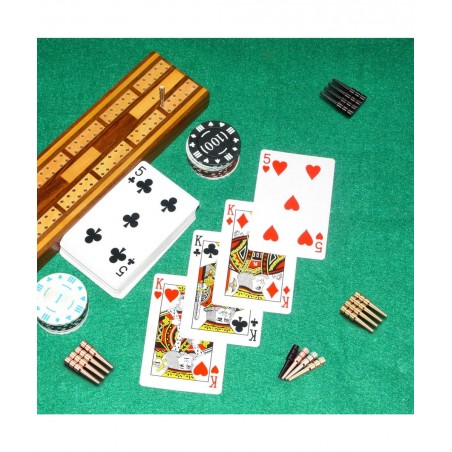 16 Pieces Metal Cribbage Pegs 4 Colors Metal Pegs Fit 1/ 8 Holes for Cribbage Traditional Board Game $19.31 Game Accessories