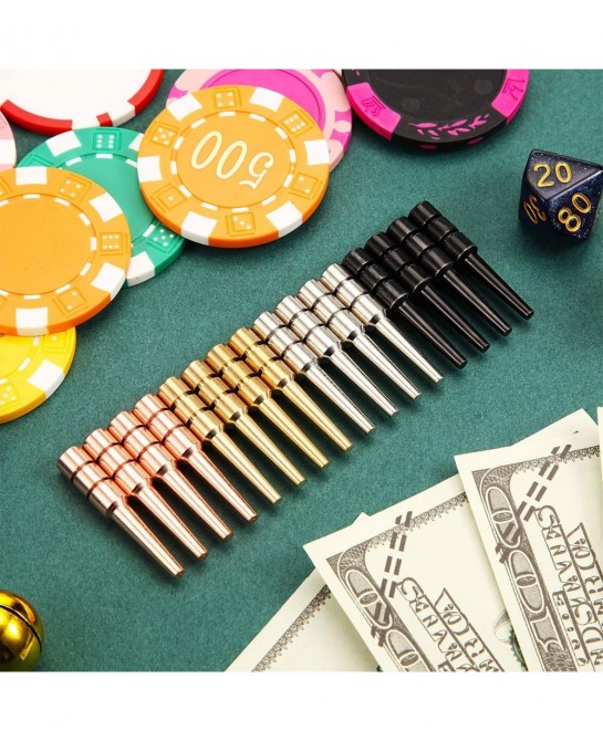 16 Pieces Metal Cribbage Pegs 4 Colors Metal Pegs Fit 1/ 8 Holes for Cribbage Traditional Board Game $19.31 Game Accessories