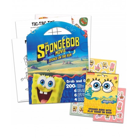 Spongebob Squarepants Sticker Mega Pack ~ 300+ Spongebob Stickers with Activity Sheets and Play Scenes | Spongebob Activity S...