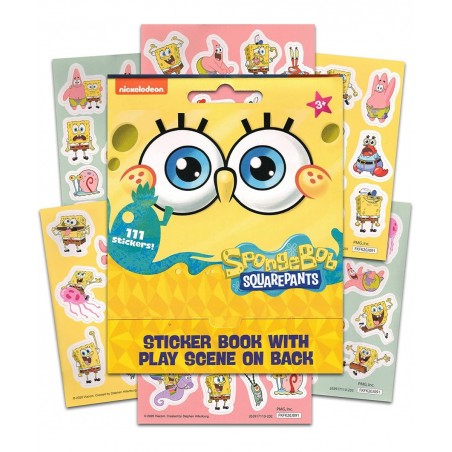 Spongebob Squarepants Sticker Mega Pack ~ 300+ Spongebob Stickers with Activity Sheets and Play Scenes | Spongebob Activity S...