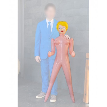 Ginger Inflatable Blow Up Doll for Parties Pranks Bachelor Halloween Birthday Gag Gift Holidays - 58" Inches (Judy) $31.68 Dolls