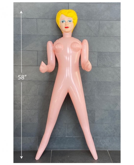 Ginger Inflatable Blow Up Doll for Parties Pranks Bachelor Halloween Birthday Gag Gift Holidays - 58" Inches (Judy) $31.68 Dolls