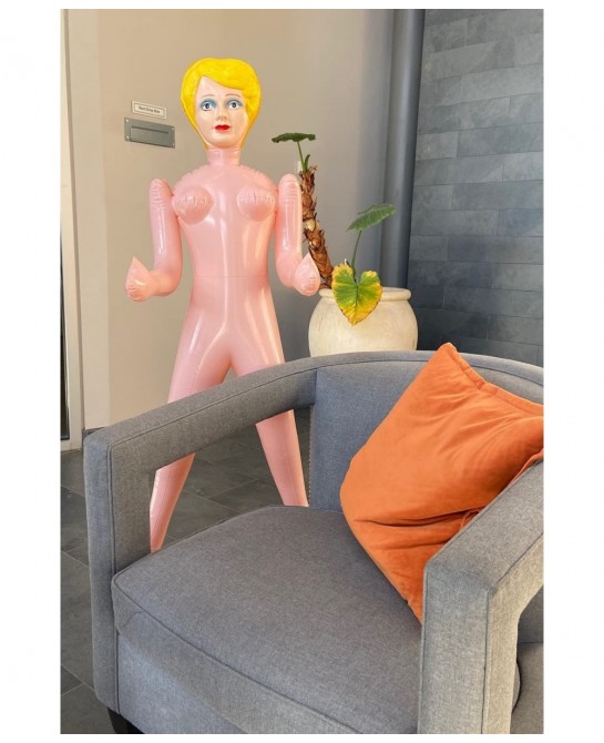Ginger Inflatable Blow Up Doll for Parties Pranks Bachelor Halloween Birthday Gag Gift Holidays - 58" Inches (Judy) $31.68 Dolls
