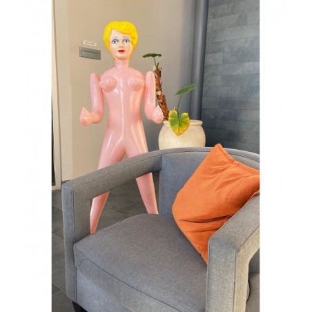 Ginger Inflatable Blow Up Doll for Parties Pranks Bachelor Halloween Birthday Gag Gift Holidays - 58" Inches (Judy) $31.68 Dolls