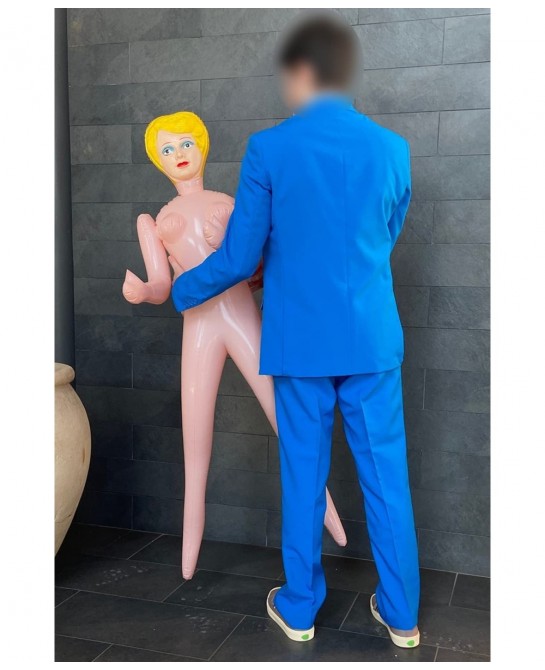 Ginger Inflatable Blow Up Doll for Parties Pranks Bachelor Halloween Birthday Gag Gift Holidays - 58" Inches (Judy) $31.68 Dolls