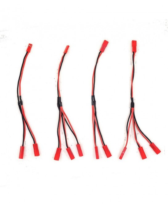 JST Plug Splitter JST Male Female Y Cable JST Y Parallel Adapter Splitter Harness for Small RC Lipo and NiMh Connection for T...