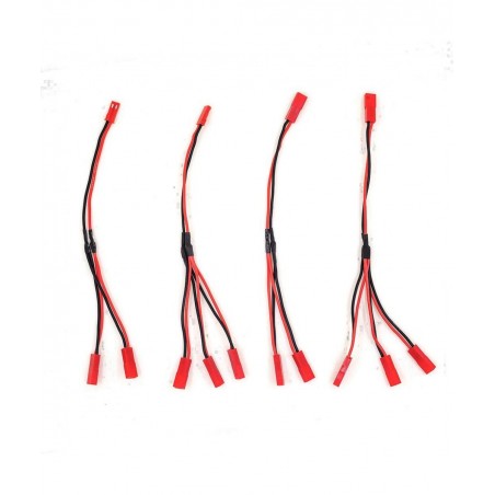 JST Plug Splitter JST Male Female Y Cable JST Y Parallel Adapter Splitter Harness for Small RC Lipo and NiMh Connection for T...