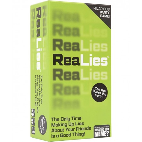 ReaLies – The Hilarious Party Game of Truths and Lies That Tests How Well You Know Your Friends – $25.78 Card Games