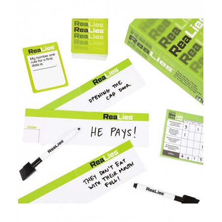 ReaLies – The Hilarious Party Game of Truths and Lies That Tests How Well You Know Your Friends – $25.78 Card Games