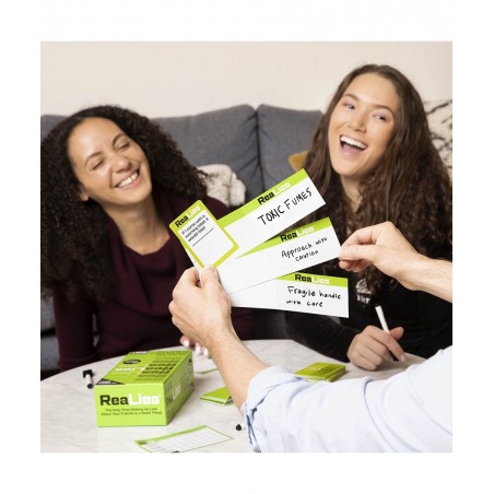 ReaLies – The Hilarious Party Game of Truths and Lies That Tests How Well You Know Your Friends – $25.78 Card Games