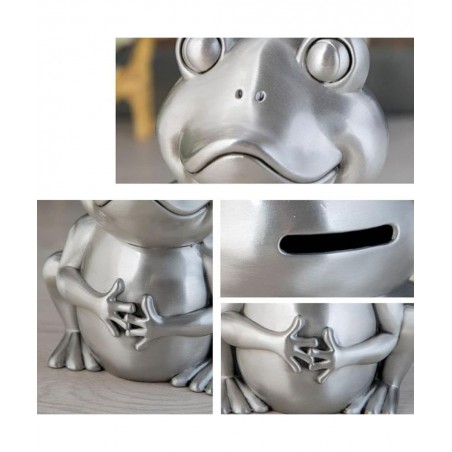 European Style Retro Piggy Bank Metal Crafts Durable Multifunctional Home Furnishings Adult Collectibles Children's Gifts (Co...