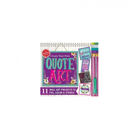 Create Your Own Quote Art Activity Kit $27.77 Kids' Drawing & Writing Boards