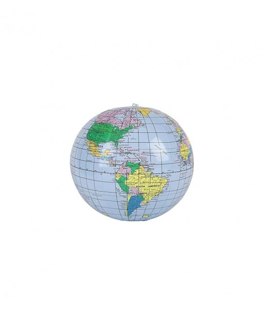 16 Inch World Globe Inflates Pack of 24 $51.77 Geographic Globes