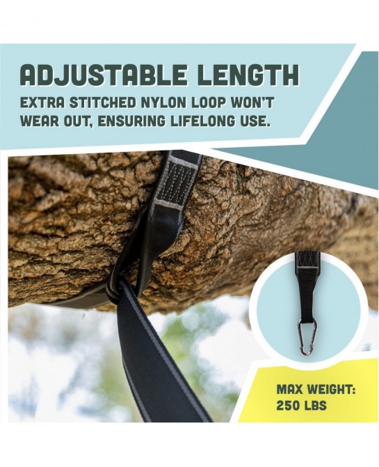 Two Nylon Tree Swing Hanger Straps - 15ft Each $44.44 Play Sets & Playground Equipment
