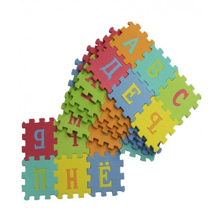 90cm Russian Alphabet Kids Carpet Foam EVA Shaggy Puzzle Crawling Russian Letters $43.72 Puzzle Play Mats