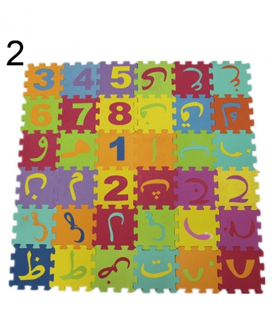 90cm Russian Alphabet Kids Carpet Foam EVA Shaggy Puzzle Crawling Russian Letters $43.72 Puzzle Play Mats