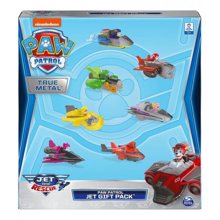 Paw Patrol True Metal Jet to The Rescue Gift Pack with 7 Collectible Die-Cast Vehicles 1:55 Scale Amazon Exclusive $38.79 Slo...