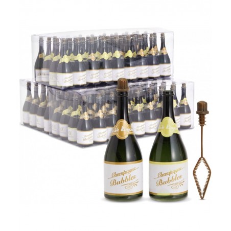 108 Count Small Wedding Bubbles for Guests Mini Champagne Bottle Design for Bulk Party Favors (22.5 ml) $57.22 Bubble Blowing...