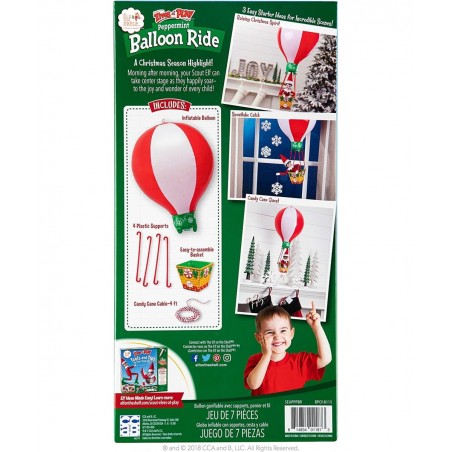 Peppermint Balloon Ride Red - Elf NOT Included $30.65 Play Figure Playsets