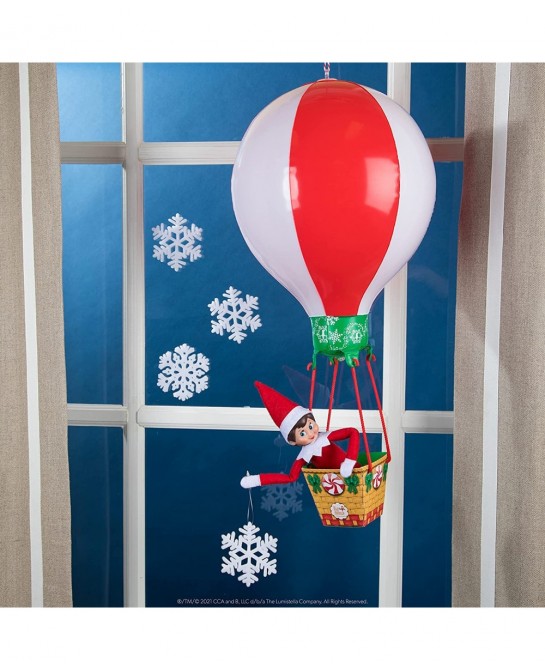 Peppermint Balloon Ride Red - Elf NOT Included $30.65 Play Figure Playsets